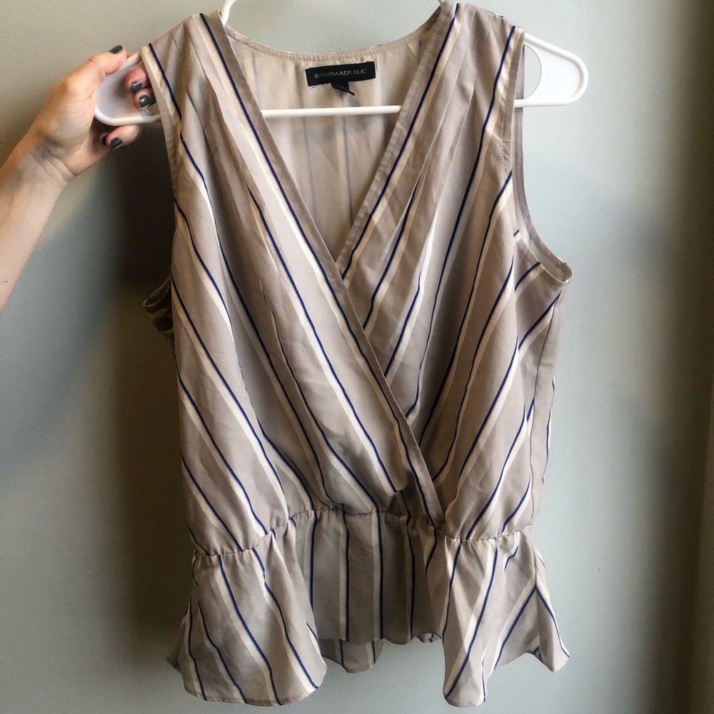 Banana Republic Peplum Top